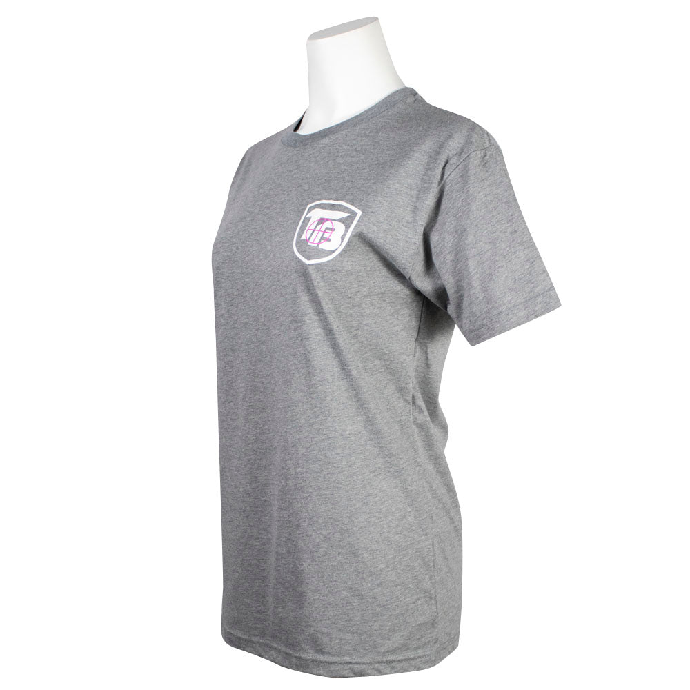 Tactical Bassin Women's Grey/Pink T-Shirt