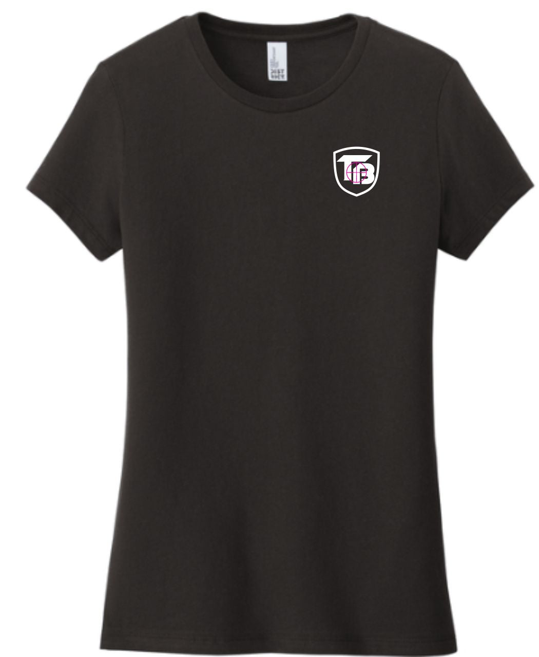 Tactical Bassin' Women's Black/Pink T-Shirt