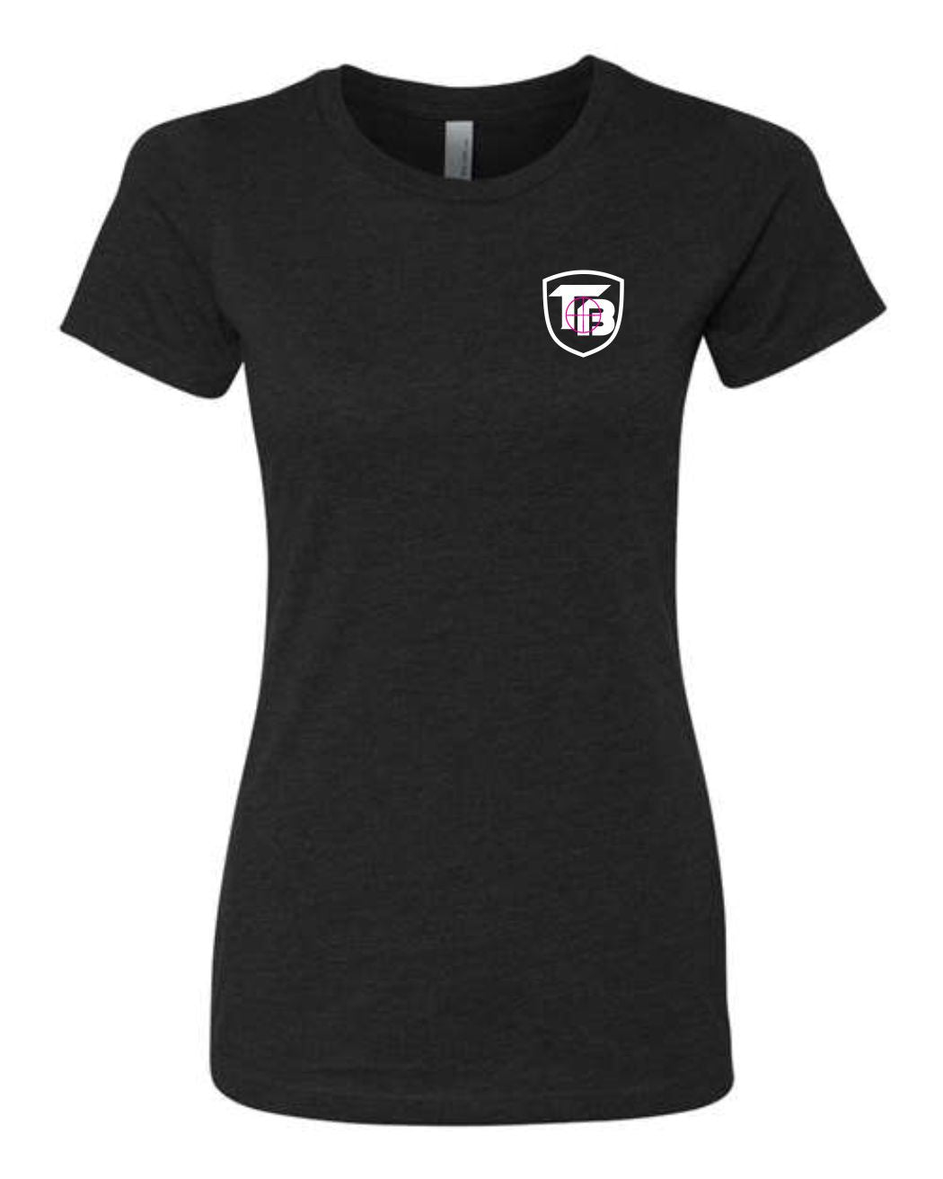 Tactical Bassin' Women's Black/Pink T-Shirt