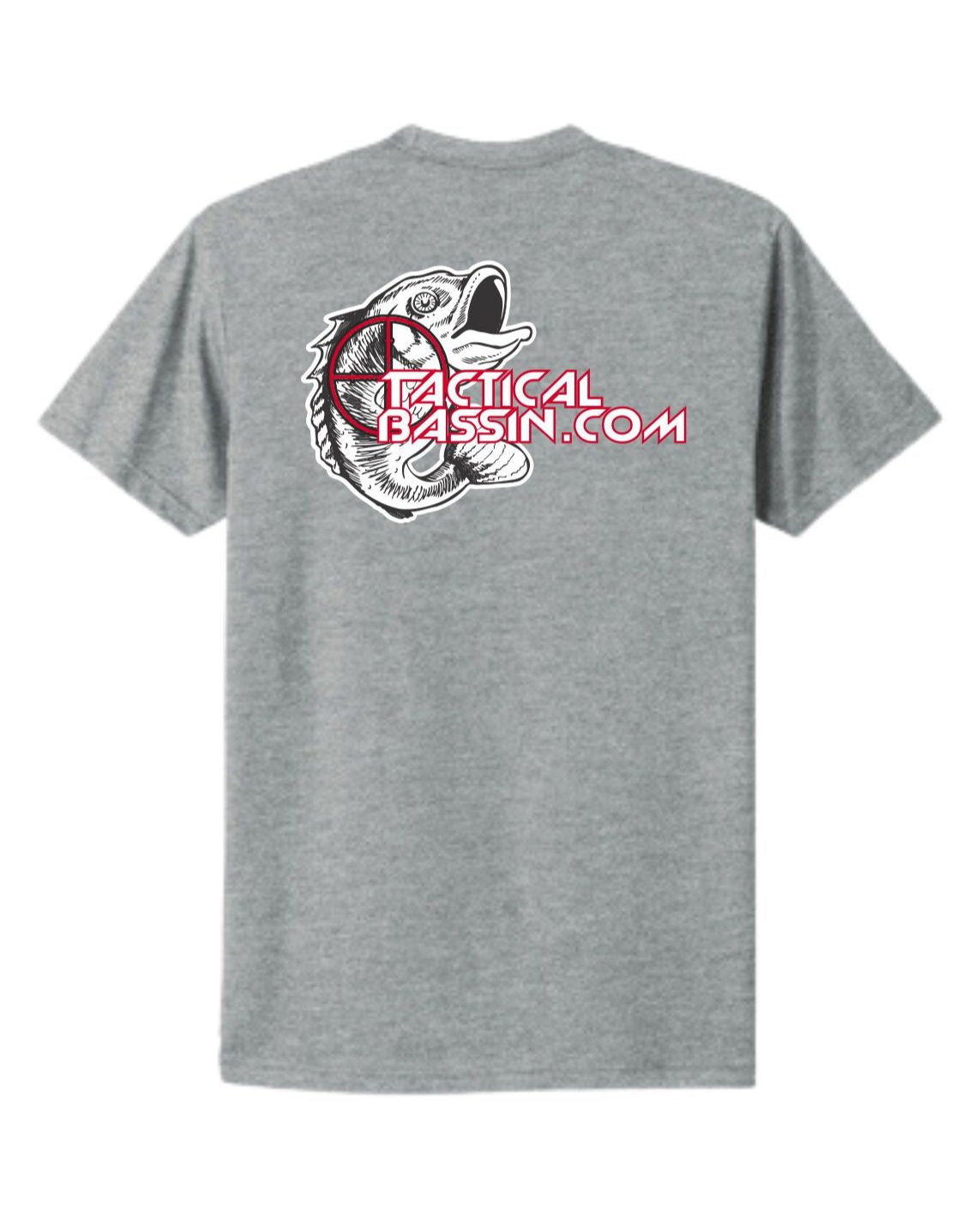 Tactical Bassin' Gray Short Sleeve T-Shirt