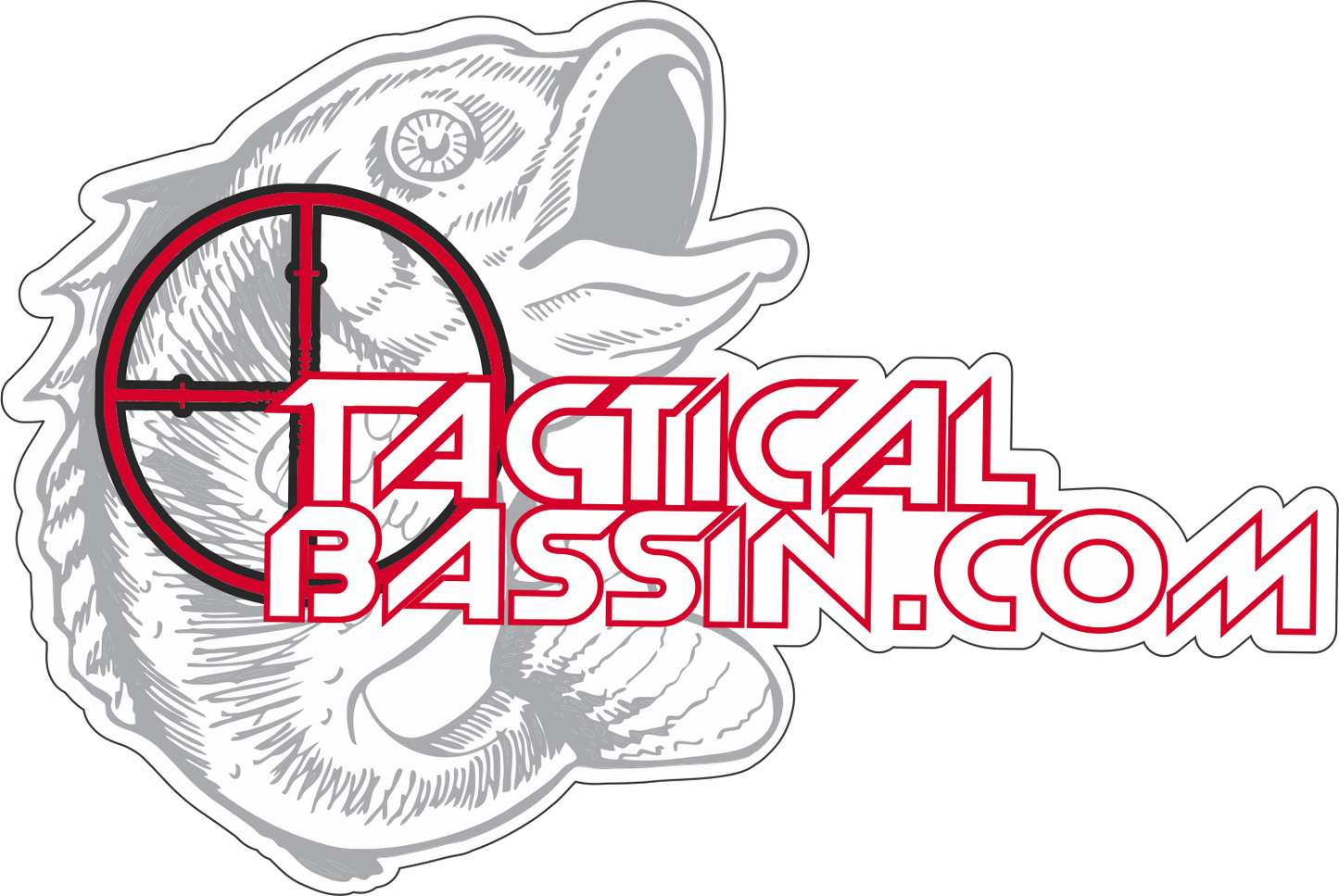 Tactical Bassin' Logo Decal/Sticker